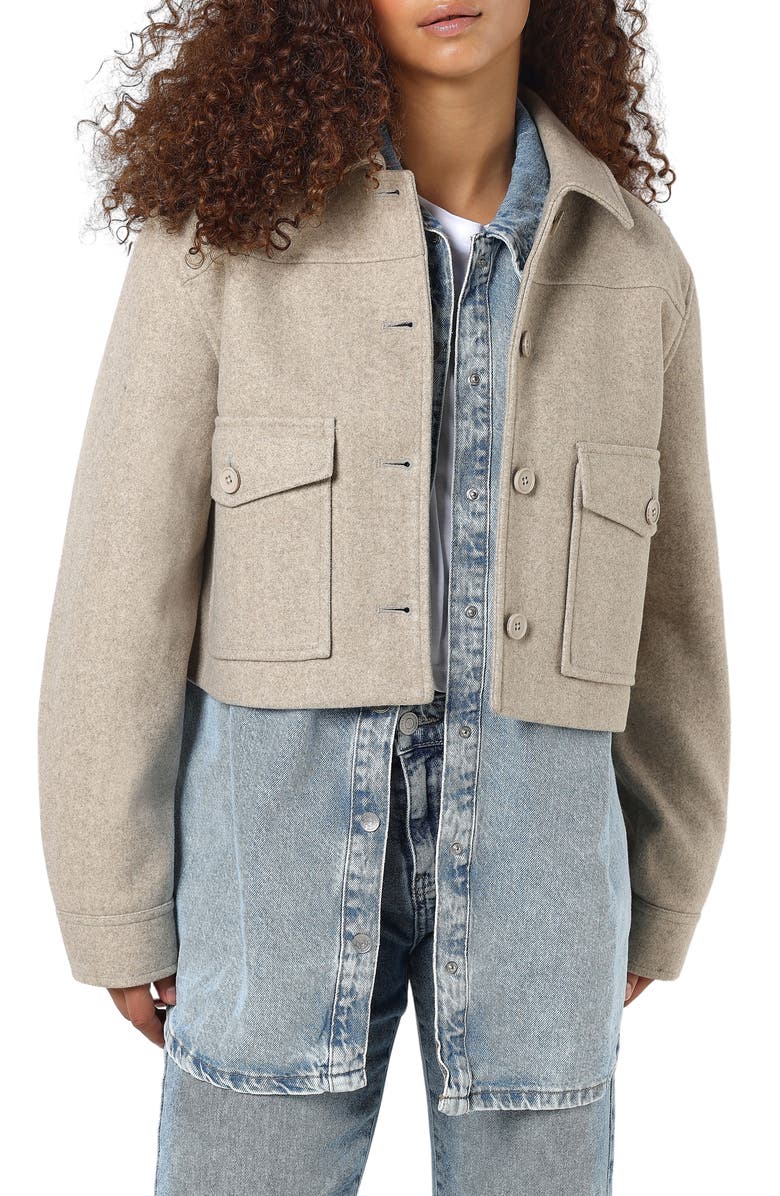 Noisy may Odette Crop Jacket, Main, color, 