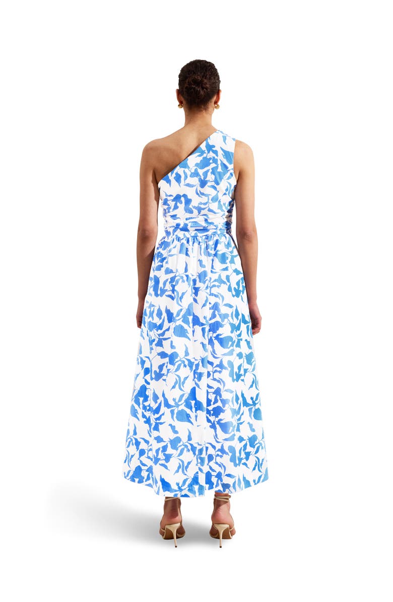 Ro&Zo One Shoulder Maxi Dress, Alternate, color, Blue
