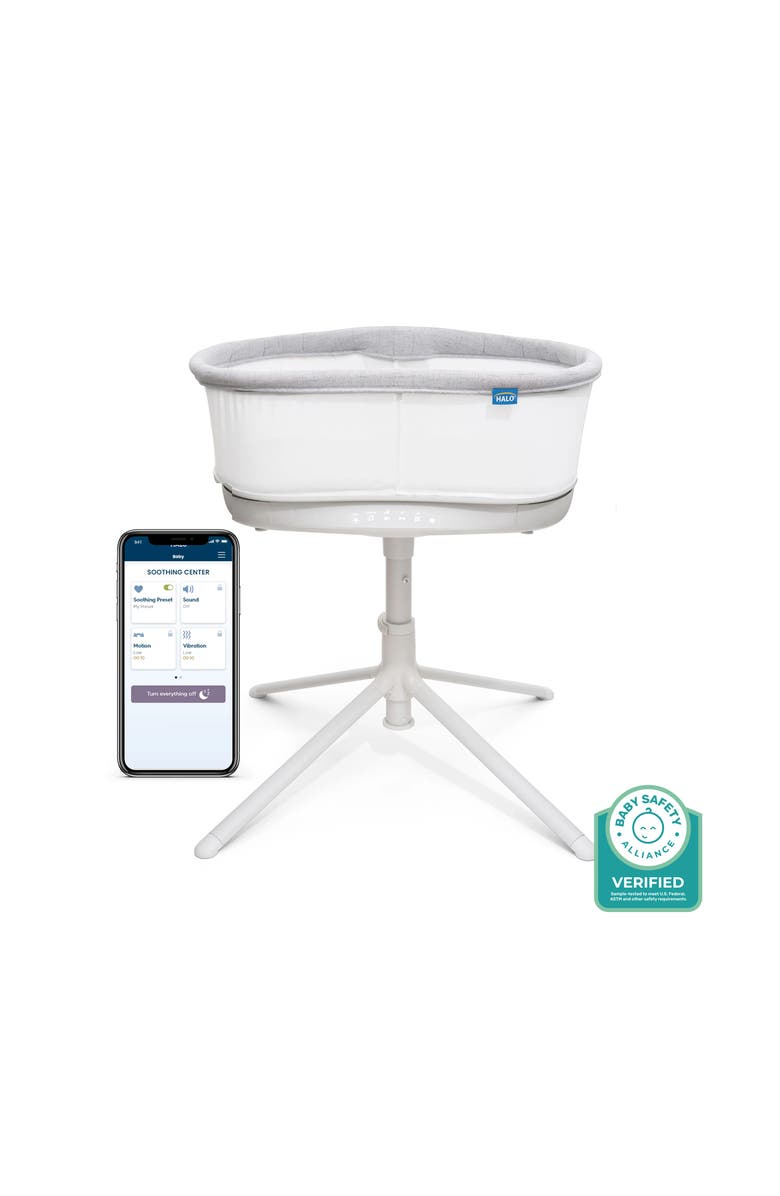 HALO BassiNest Connected Swivel Sleeper 3.0C, Main, color, Grey