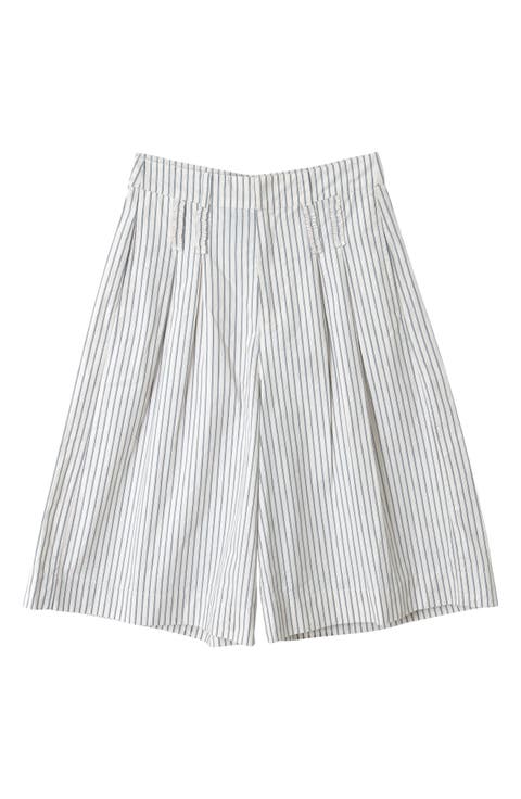 Ambrosia Stripe Organic Cotton Shorts