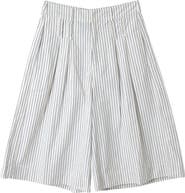 Damson Madder Ambrosia Stripe Organic Cotton Shorts