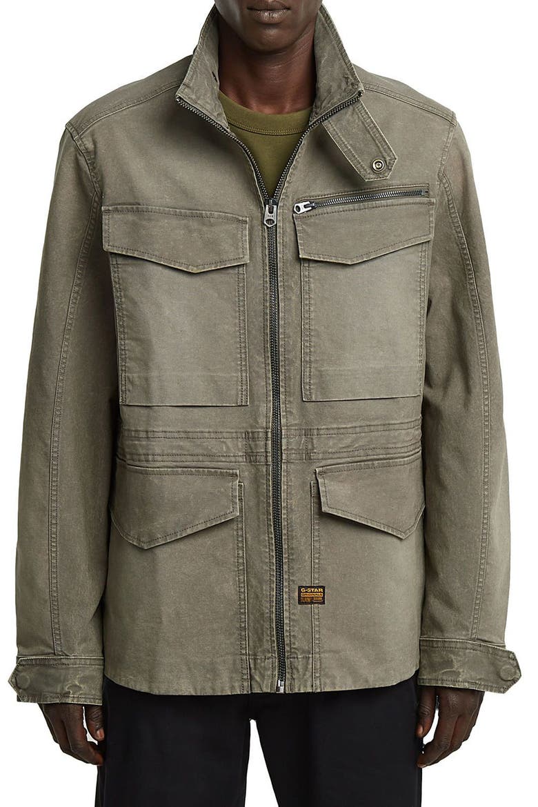 Rovic Slim Fit Field Jacket, Main, color, VINTAGE DUST TURF