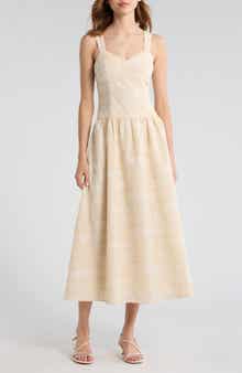 Eyelet Lace Patchwork Sundress