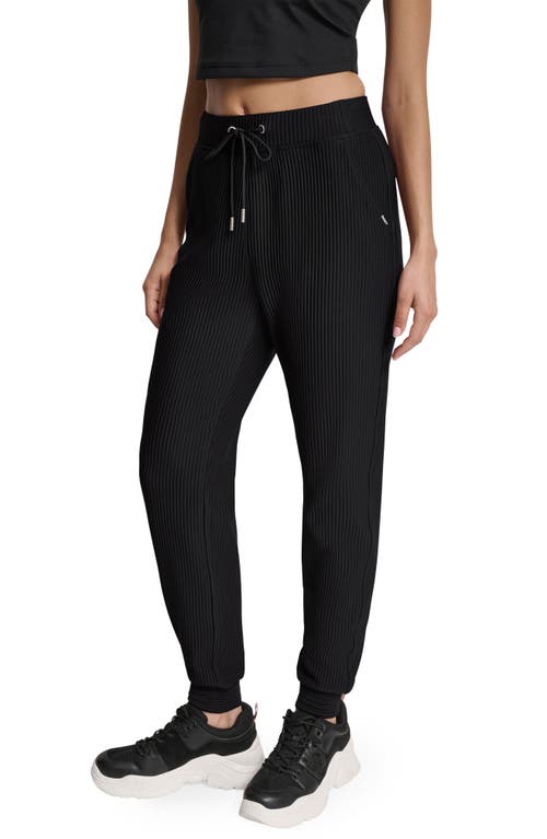 Dkny Ankle Length Jogger Pant In Black