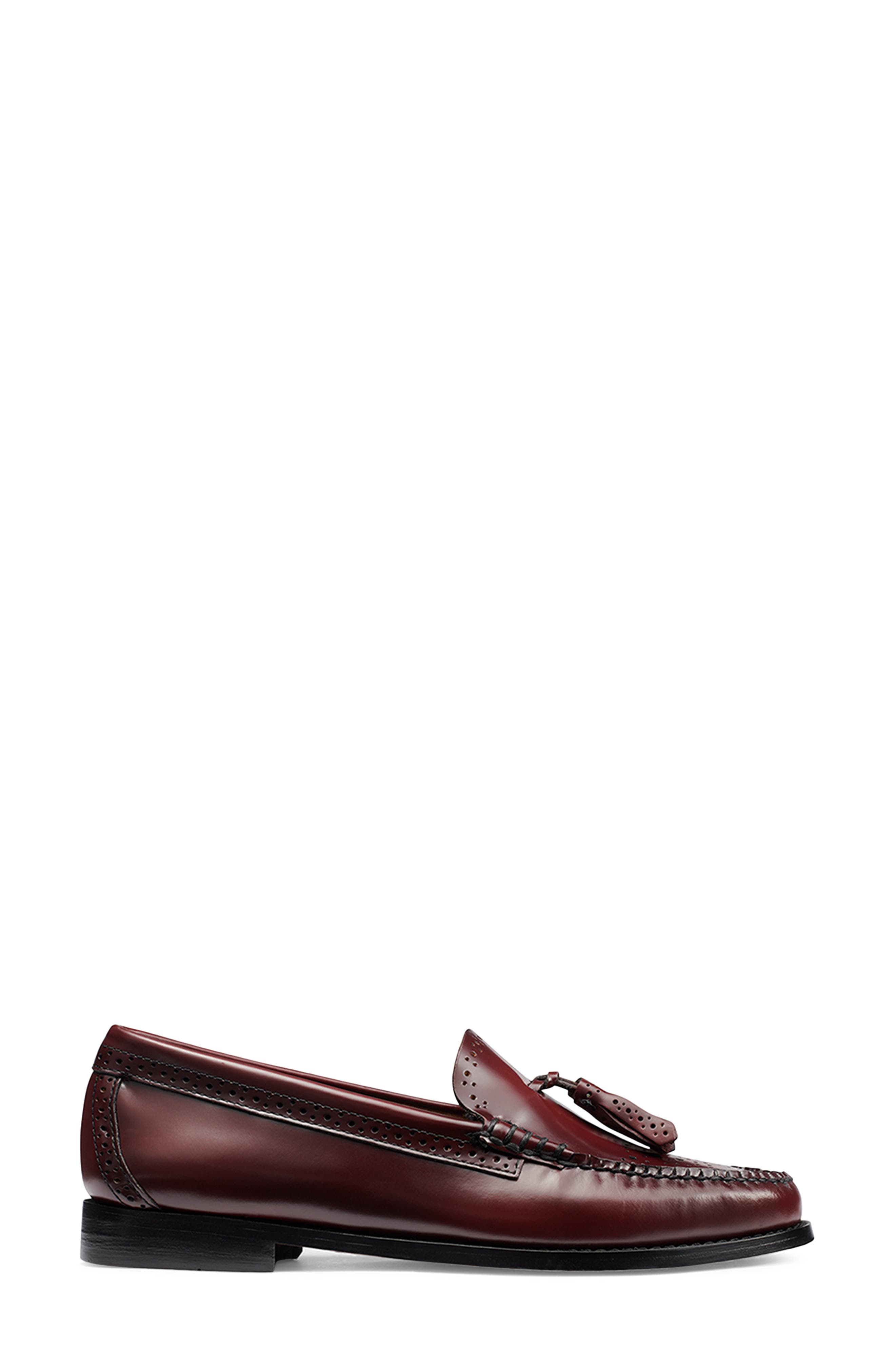 G.H.BASS Estelle Tassel Loafer, Alternate, color, Wine