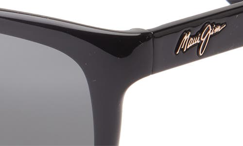 Maui Jim Starfish 56mm Polarizedplus2® Cat Eye Sunglasses In Black