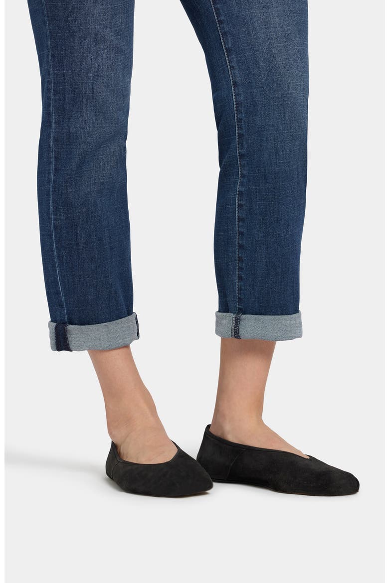 Sheri Cuffed Straight Leg Jeans, Alternate, color, LOUVRE SAPPHIRE