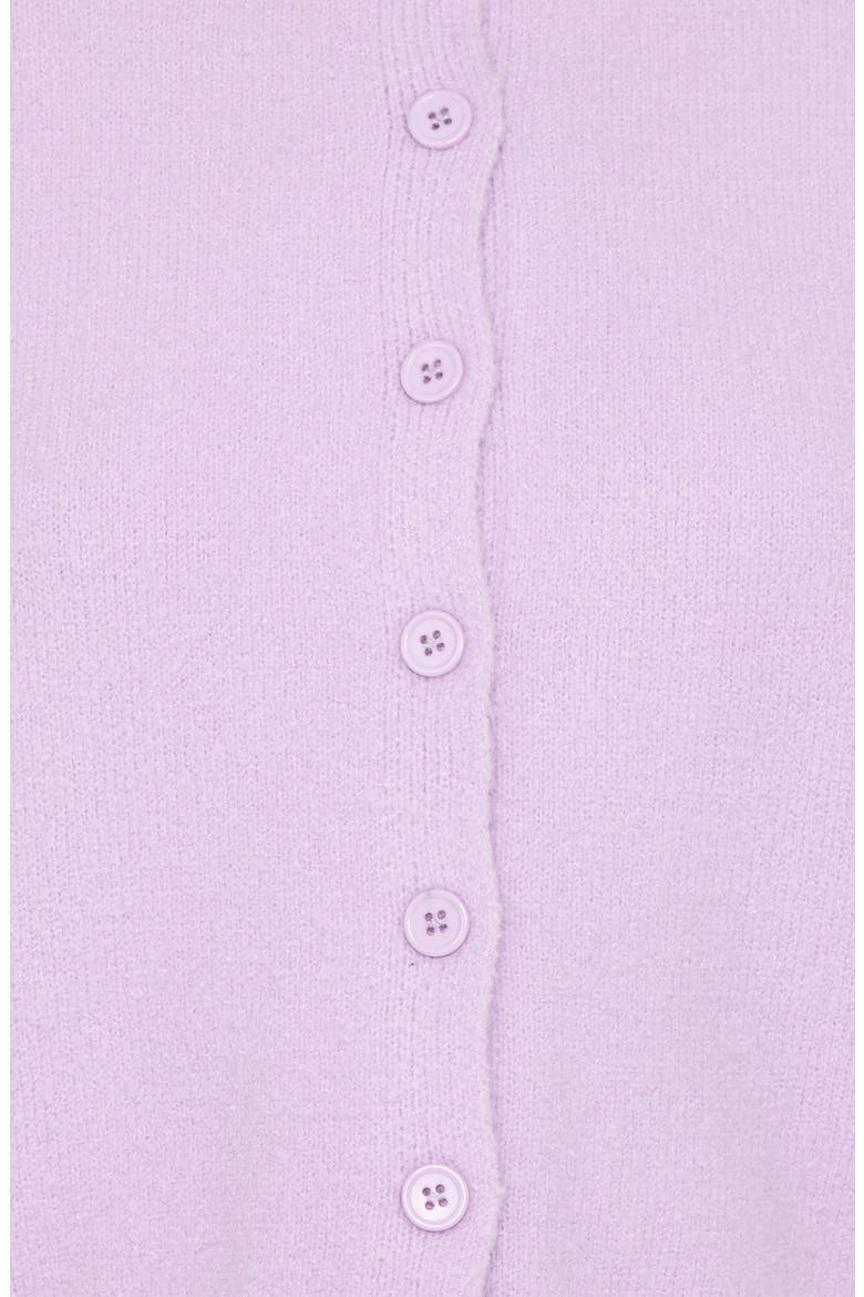 Lilith Elbow Sleeve Cardigan, Alternate, color, LILAC