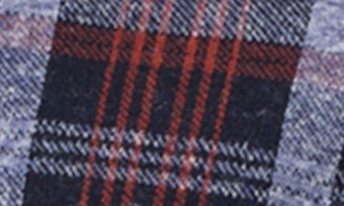 Studio Garnet Los Angeles Plaid Knit Button-up Shirt In Burgundy