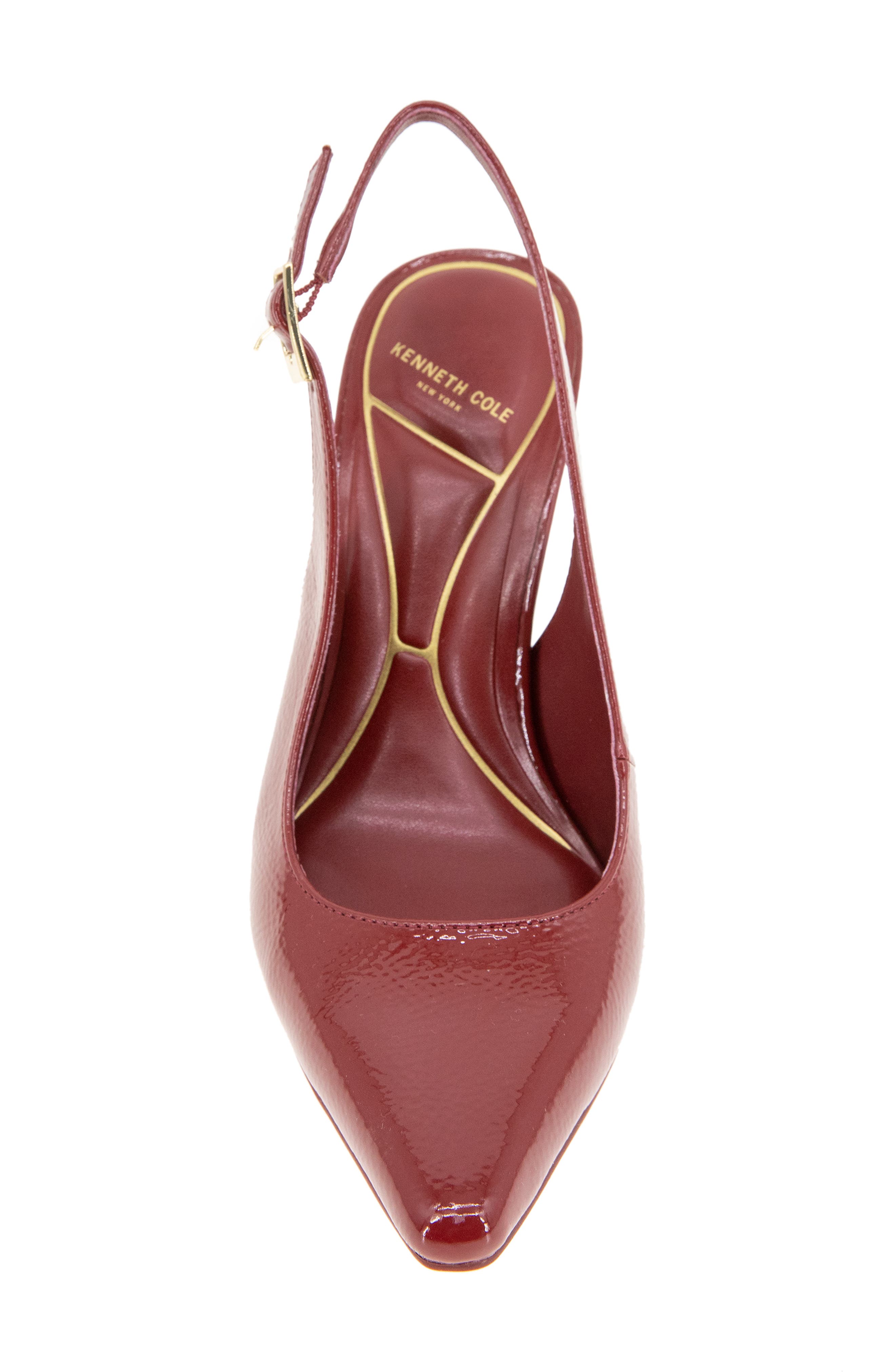 Kenneth Cole Quinnly Slingback Pump, Alternate, color, Rio Red Patent