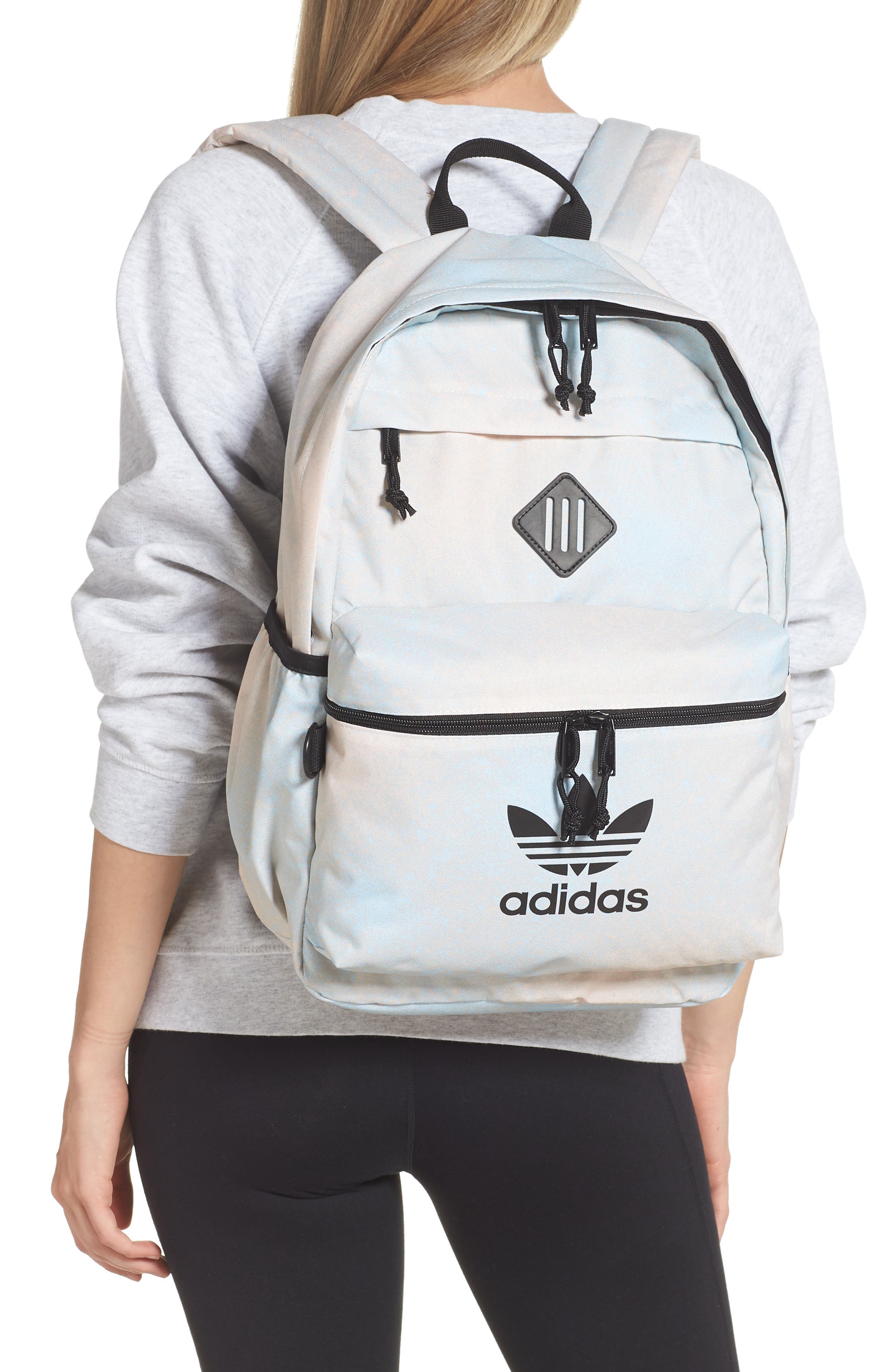 Originals Trefoil 2.0 Backpack, Alternate, color, LIGHT BLUE