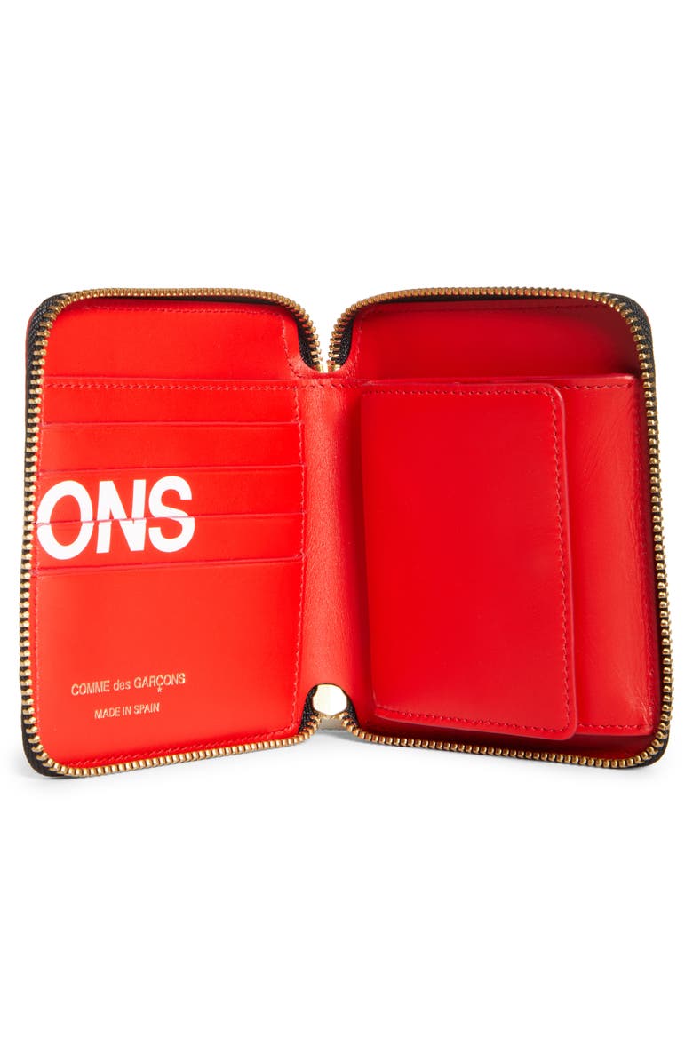 Huge Logo Zip Around Wallet