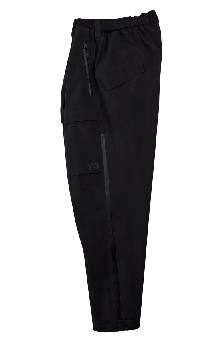 Y-3 Belted Gore-Tex<sup>®</sup> Hardshell Recycled Polyamide Cargo Pants, Alternate, color, 