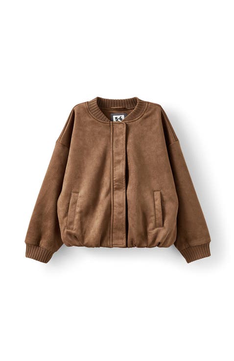 Kid's Oversized Bomber Jacket