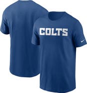 Nike Men's Nike Royal Indianapolis Colts Team Wordmark T-Shirt