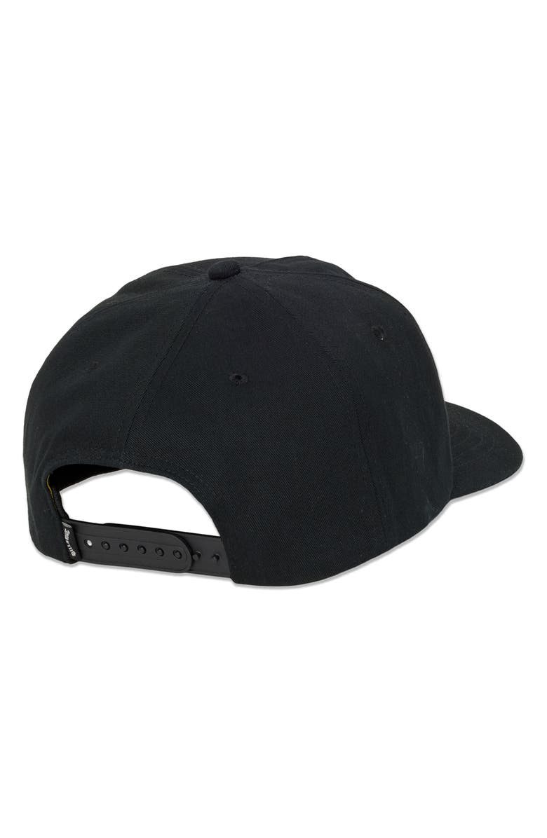Billabong Caution Patch Snapback Hat, Alternate, color, Black