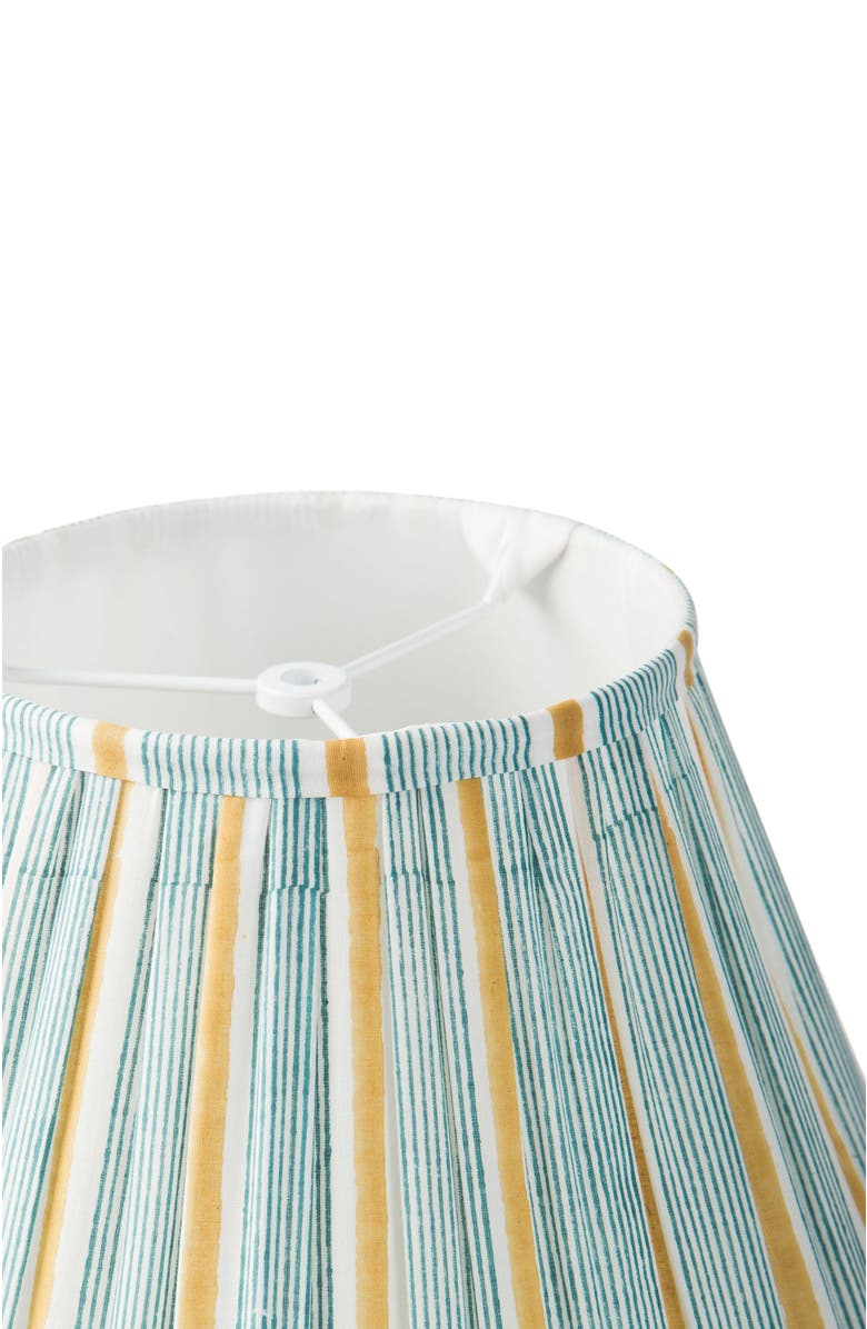 Mela Artisans Sunny Stripes Lamp Shade, Alternate, color, Green