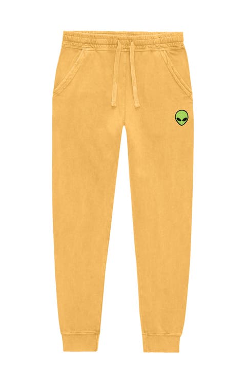 Mens Alien Midweight Fleece Washed Jogger Pant