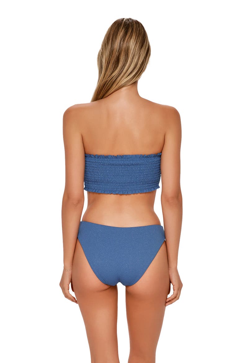Kali Tube Bikini Swimsuit Top, Alternate, color, DESERT SKY LUREX