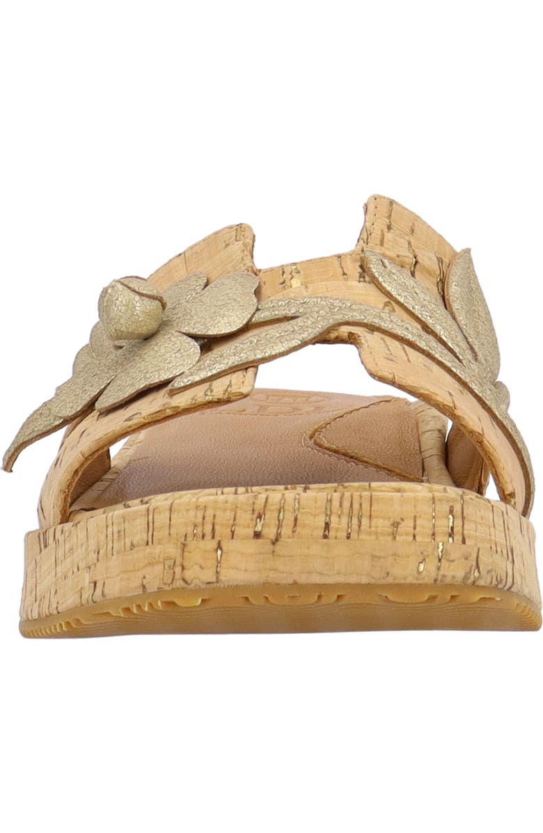 L'Amour des Pieds Aldara Slide Sandal, Alternate, color, Natural/ Gold