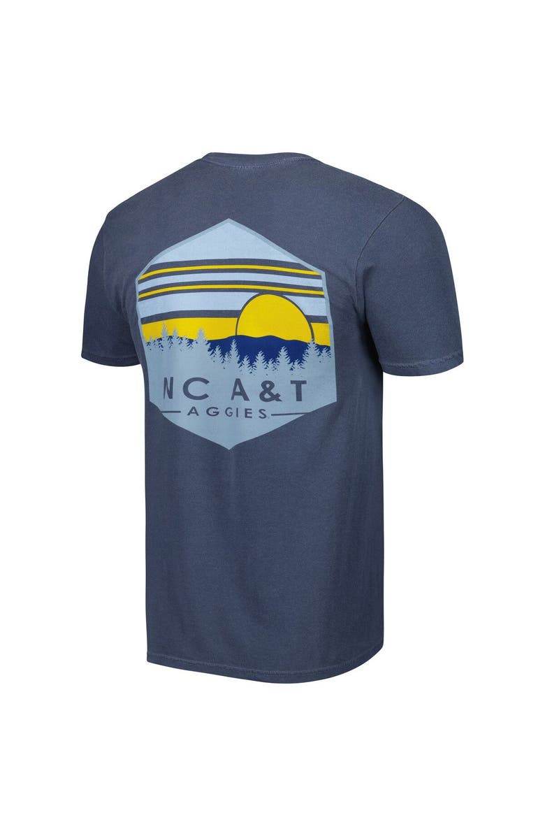 IMAGE ONE Men's Navy North Carolina A&T Aggies Landscape Shield T-Shirt, Alternate, color, 
