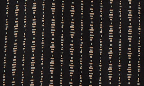 John Varvatos Loren Stripe Short Sleeve Button-up Shirt In Black