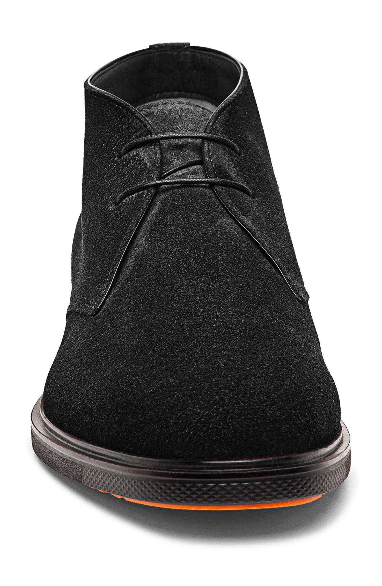 Santoni Easy Chukka Boot, Alternate, color, Black