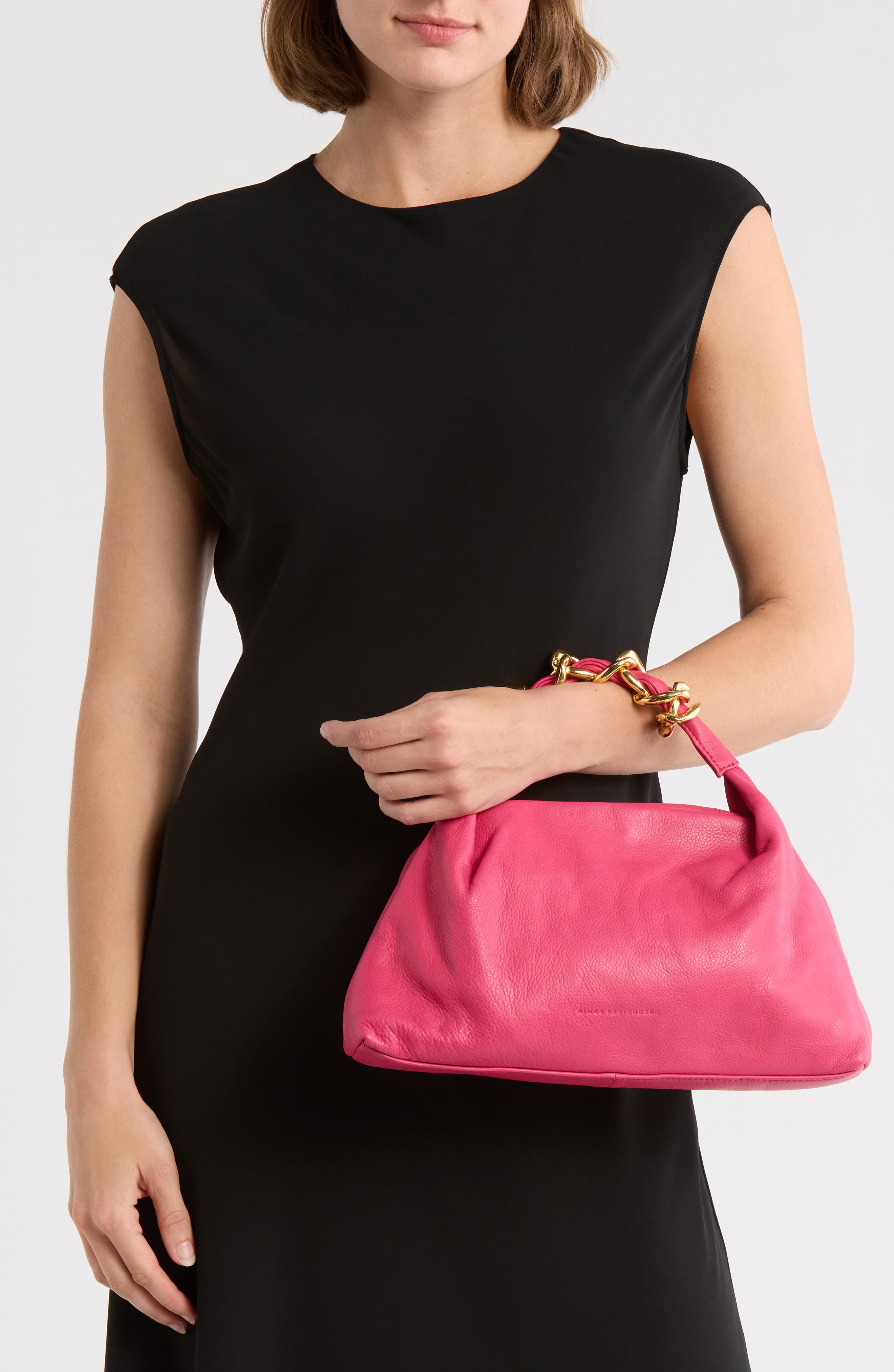 AIMEE Glow Top Handle Handbag, Alternate, color, Raspberry Sorbet