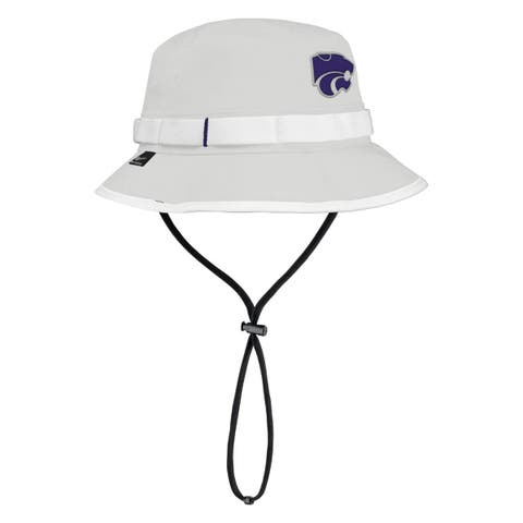 Men's Nike  Gray Kansas State Wildcats 2025 On-Field Boonie Performance Bucket Hat