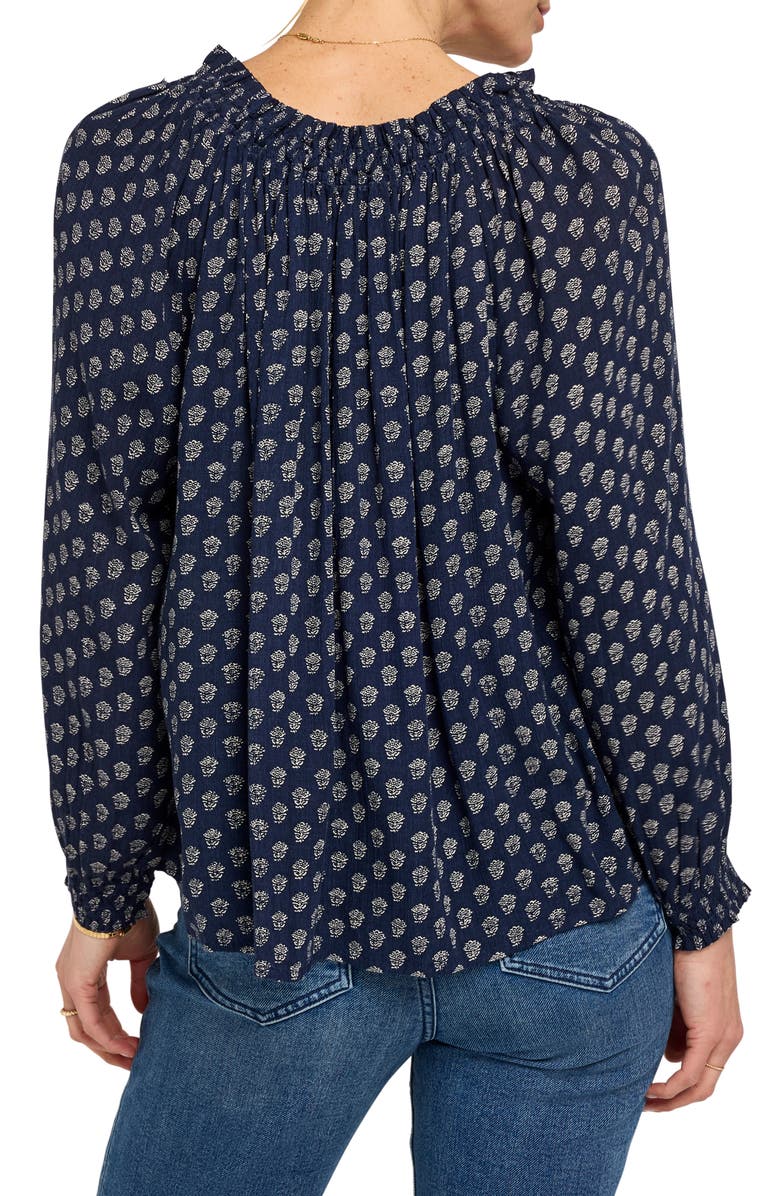 Faherty Emery Print Blouse, Alternate, color,