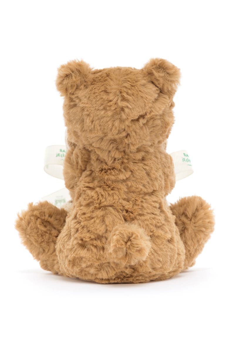 Bartholomew Bear 5-Inch Plushie & Soother Blanket, Alternate, color, BROWN