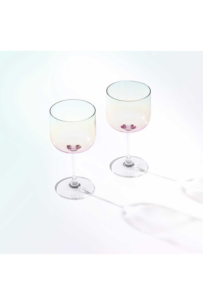 Like Pearl Wine / Water Glass Pair, Alternate, color, None