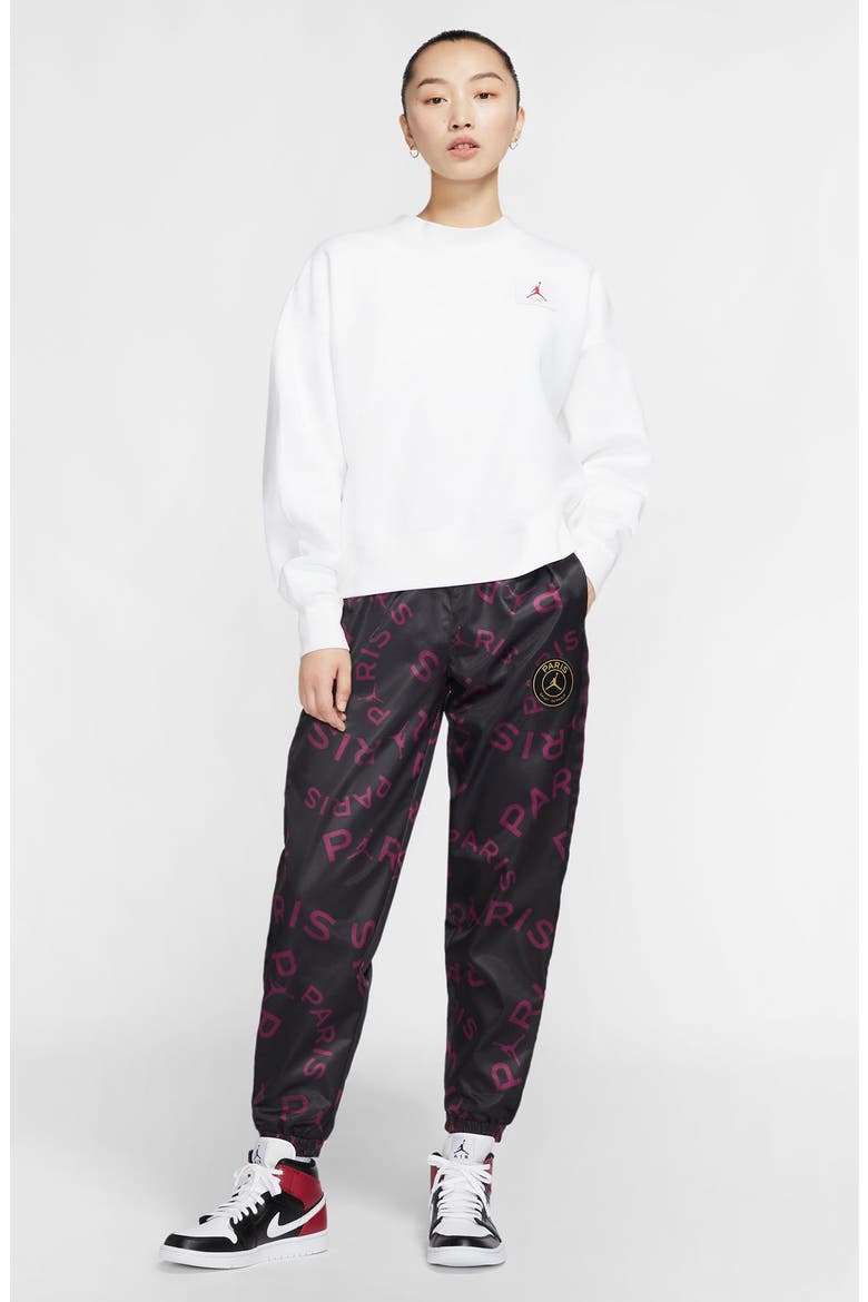 Nike Jordan Flight Women's Fleece Sweatshirt, Alternate, color, WHITE