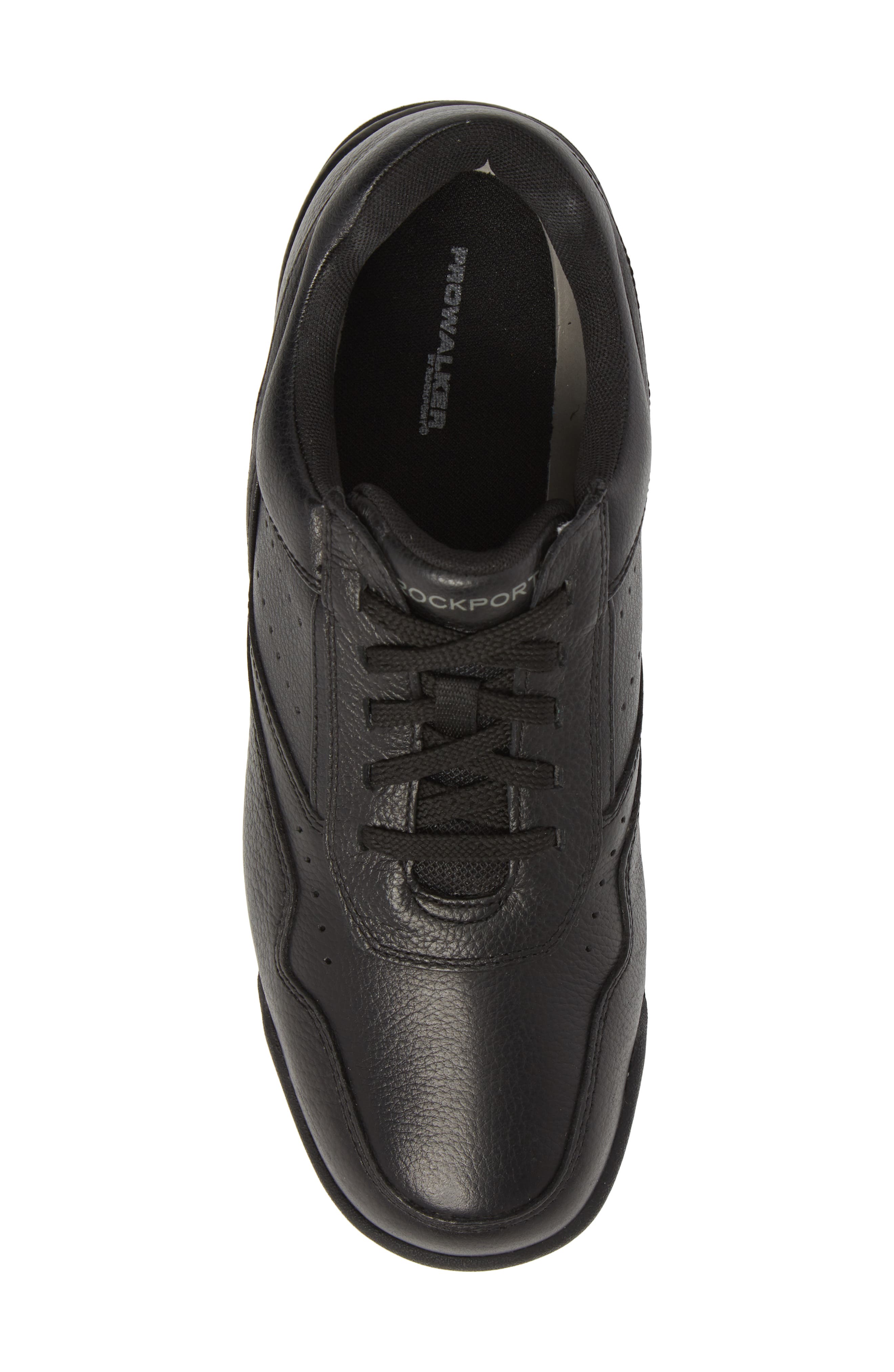 Rockport M7100 Prowalker Sneaker, Alternate, color, Black Leather