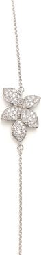 BEST SILVER Moissanite Flower Bracelet