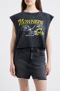 Daydreamer Nowhere Fast Graphic Sleeveless T-Shirt