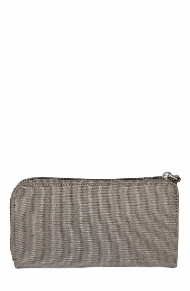 BAGGALLINI Zip Around RFID Wallet Wristlet, Alternate, color, Sterling Shimmer