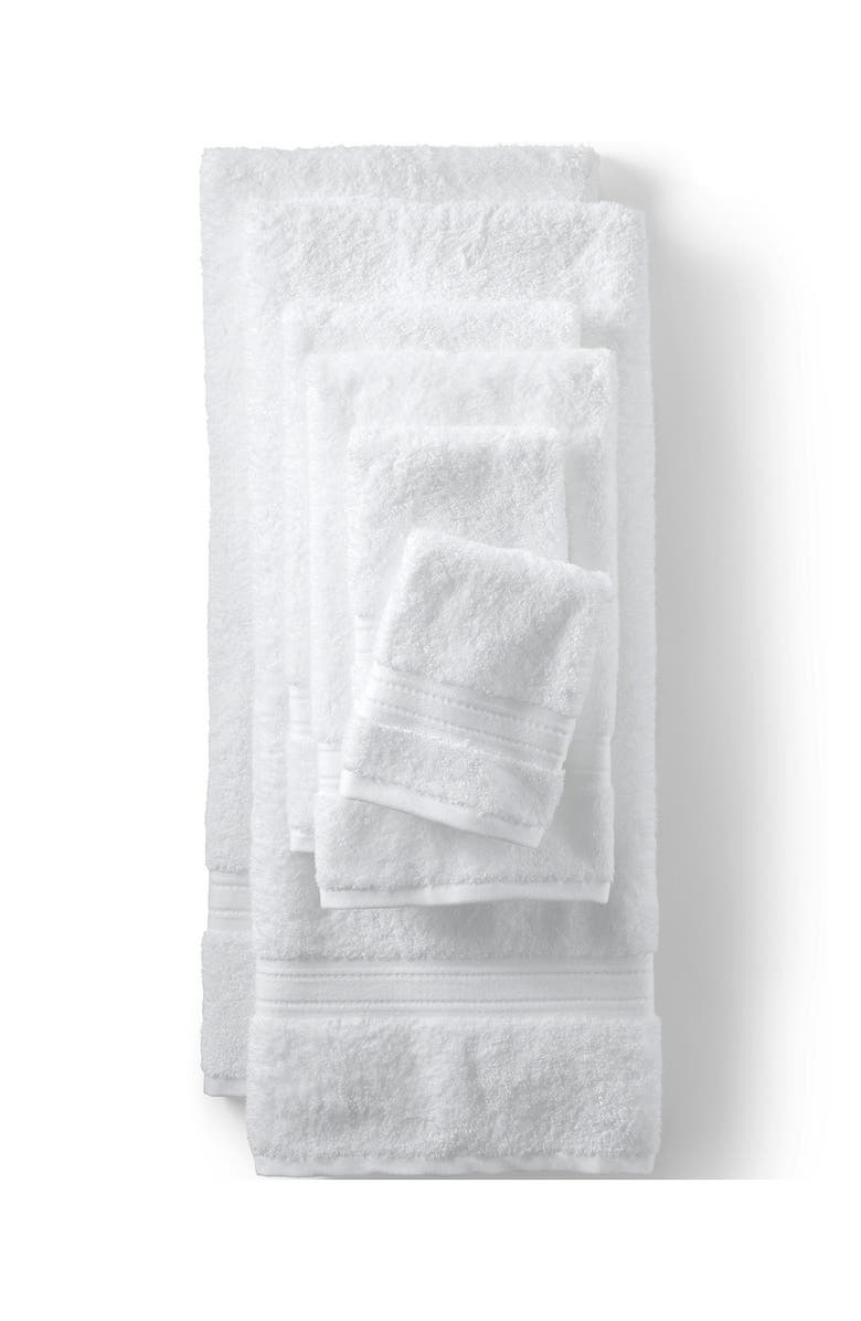 Lands' End Premium Supima Cotton Towel, Main, color, White