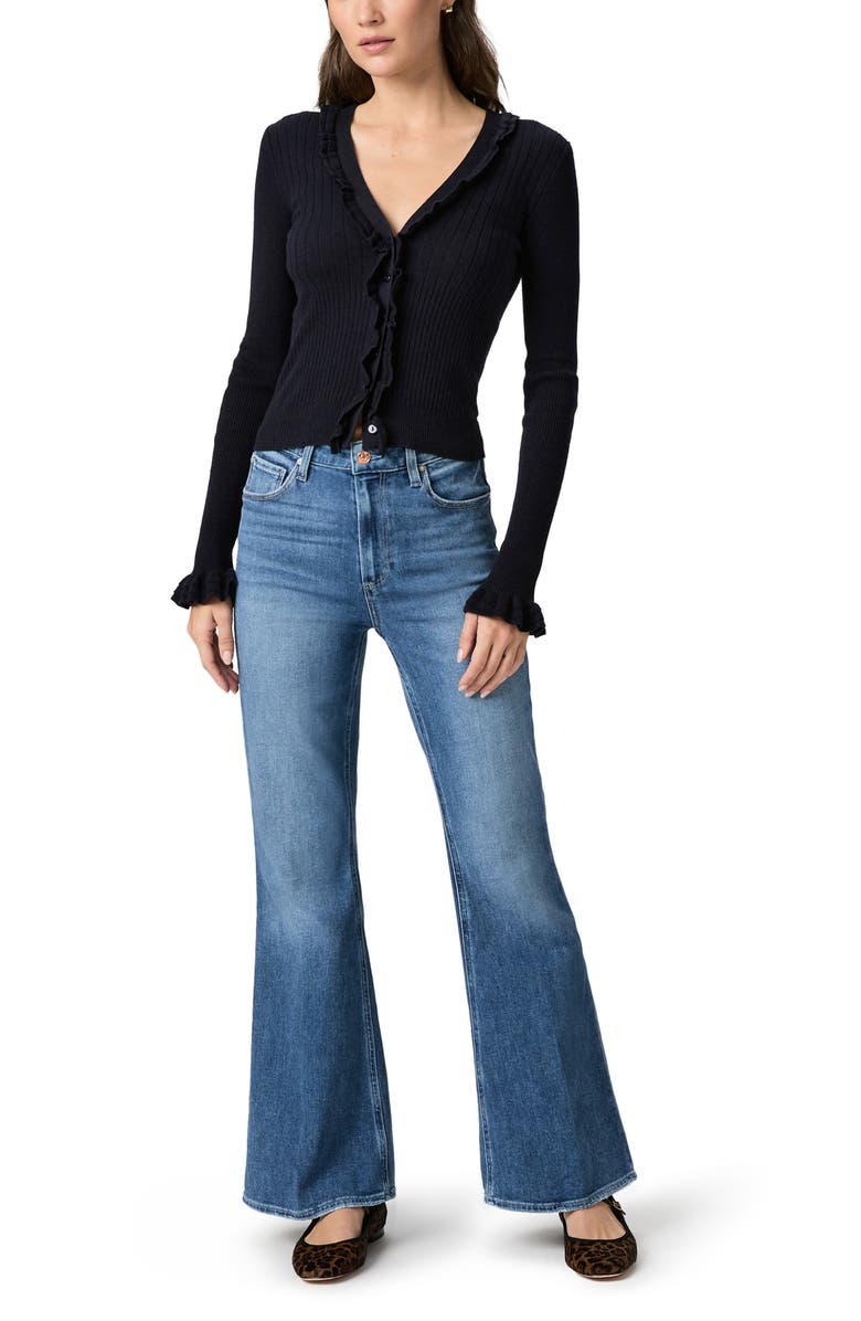 PAIGE Marlow High Waist Skimmer Flare Jeans, Alternate, color, Freeride