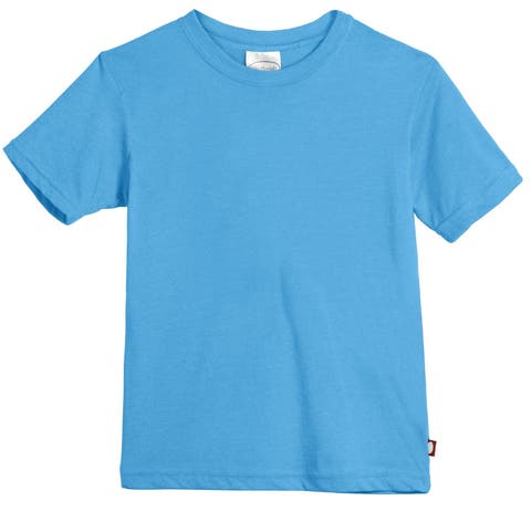 Boys Organic Cotton Soft Jersey Short Sleeve Crew Tee (Toddler/Kids)
