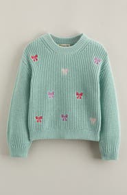 Tucker + Tate Kids' Embroidered Crewneck Sweater