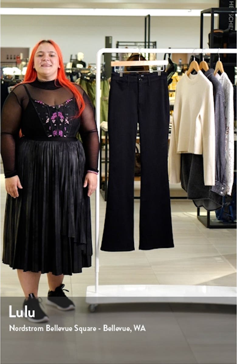 High Waist Slim Bootcut Trouser Jeans, sales video thumbnail