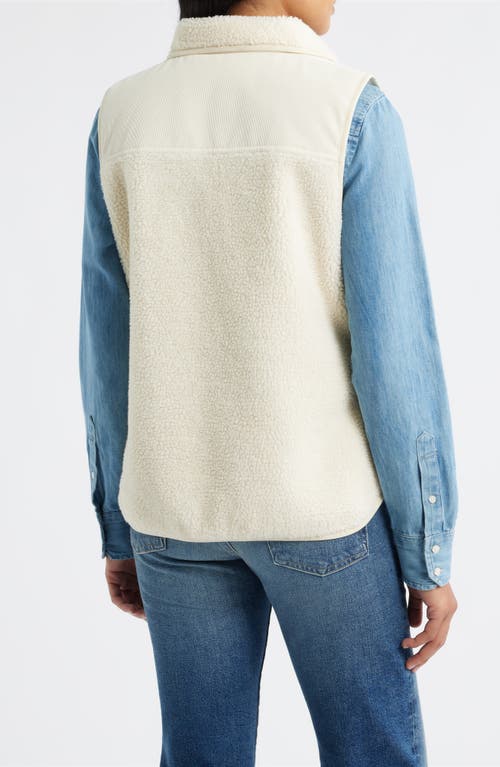 Pendleton Laurel Fleece Vest In Neutral