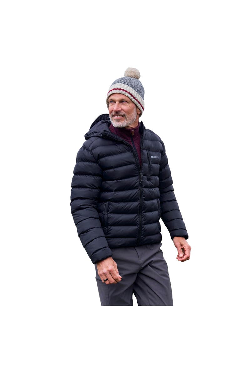 Link Padded Jacket, Alternate, color, Black