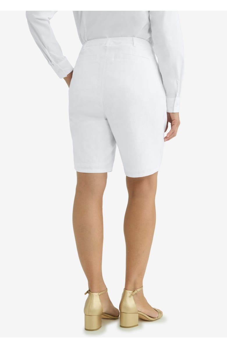 Jessica London Tailored Linen Short, Alternate, color, 