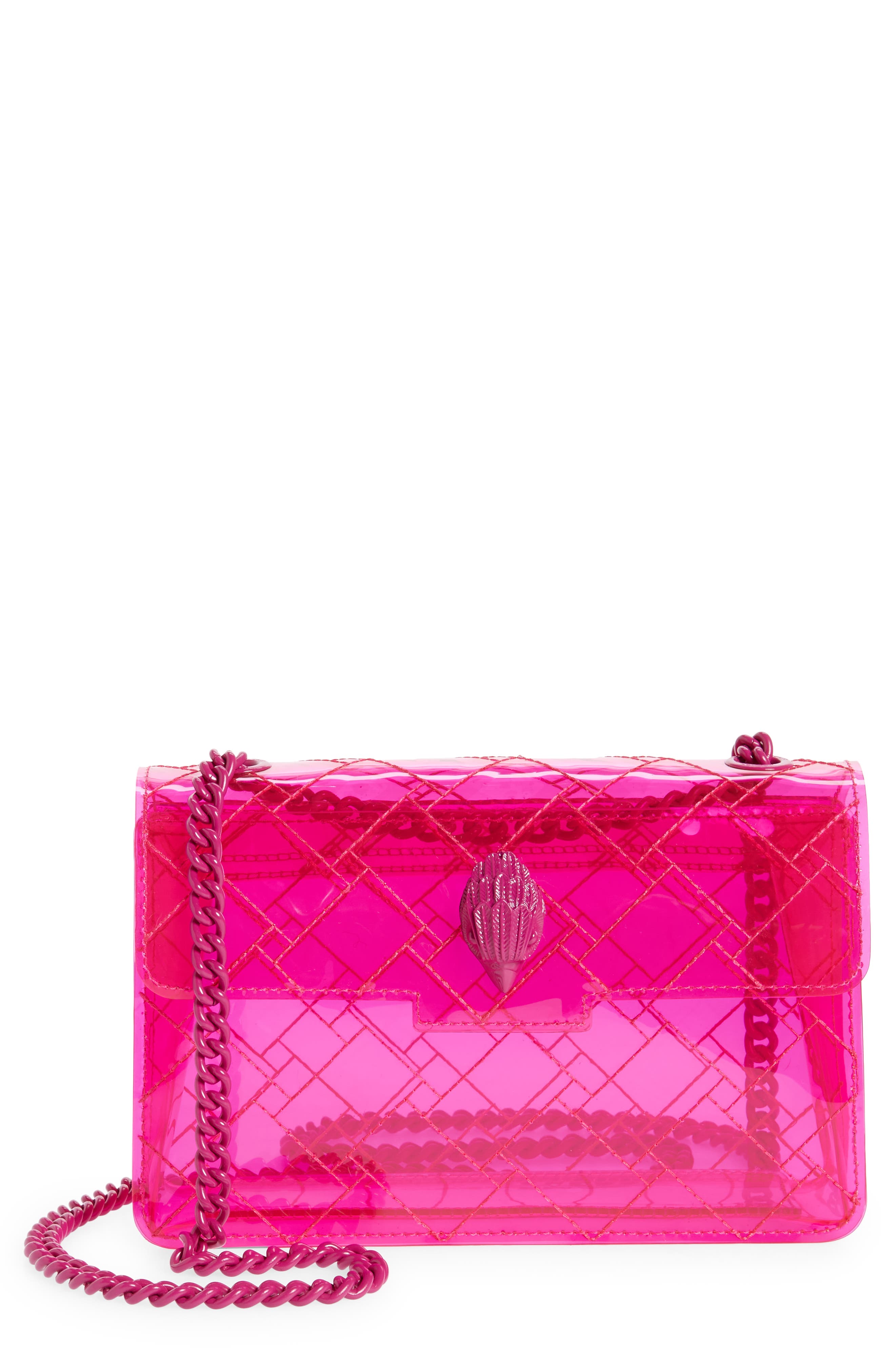 Kurt Geiger London Medium Kensington Vinyl Convertible Shoulder Bag, Main, color, 