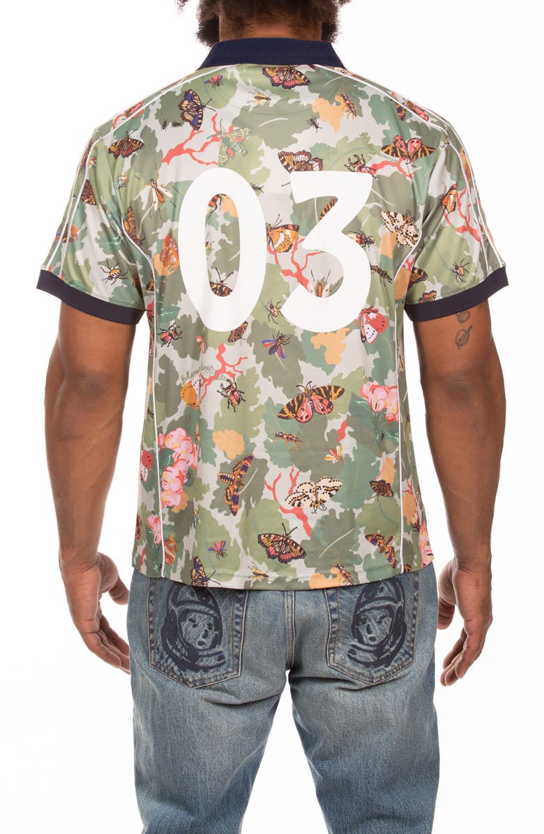 Billionaire Boys Club Striker Graphic Polo, Alternate, color, Pale Marigold