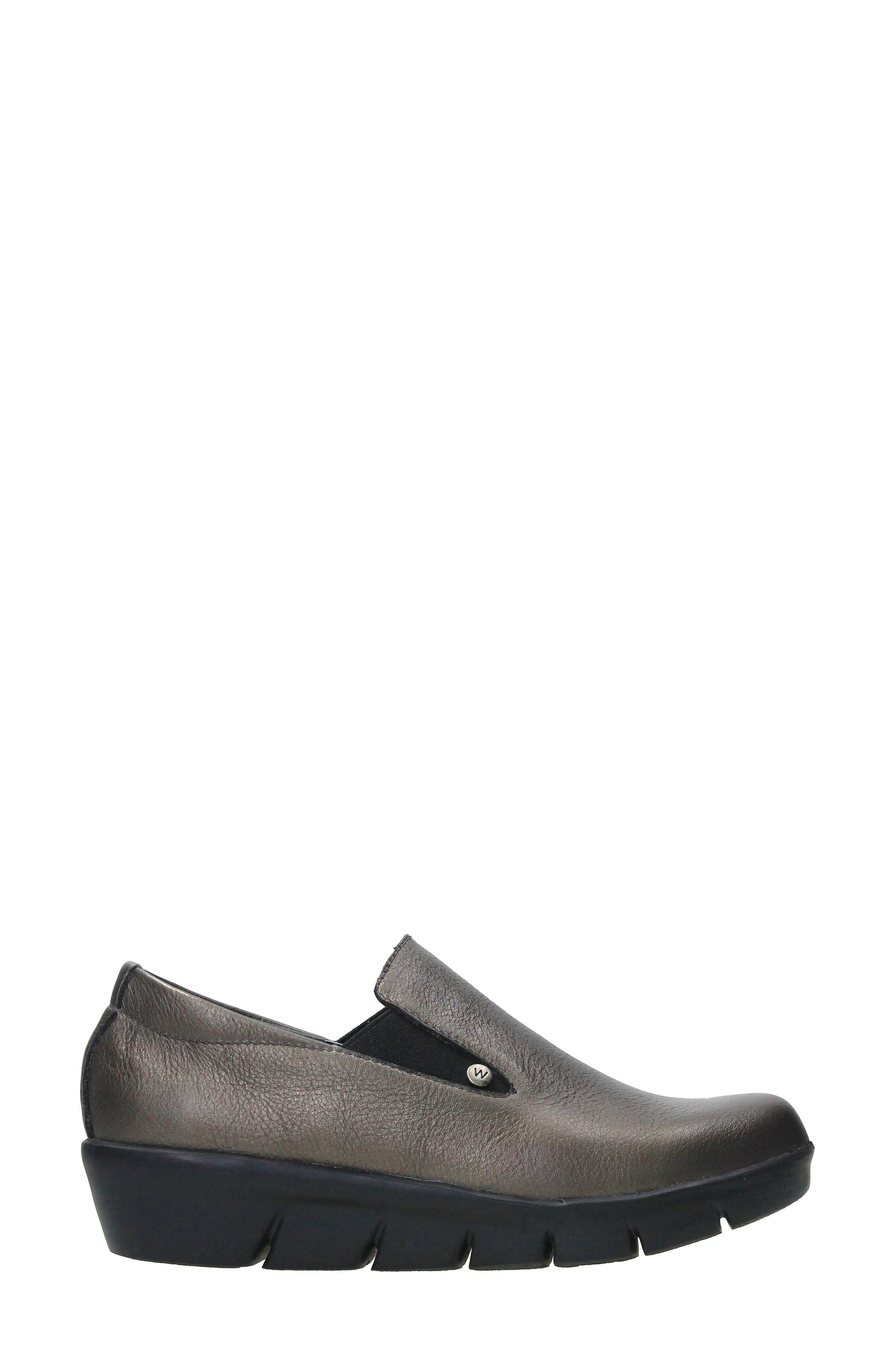 Mesita Wedge Slip-On Sneaker, Alternate, color, INOX