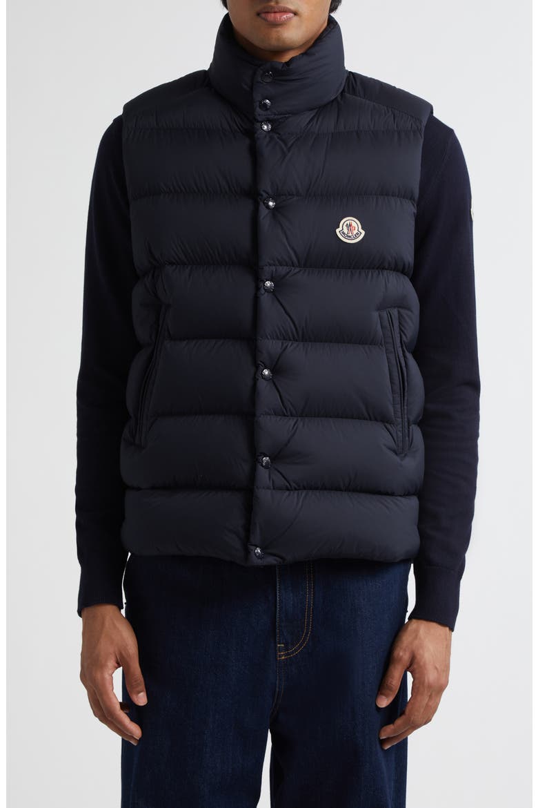 Tibb Down Puffer Vest, Main, color, OBSIDIAN BLUE