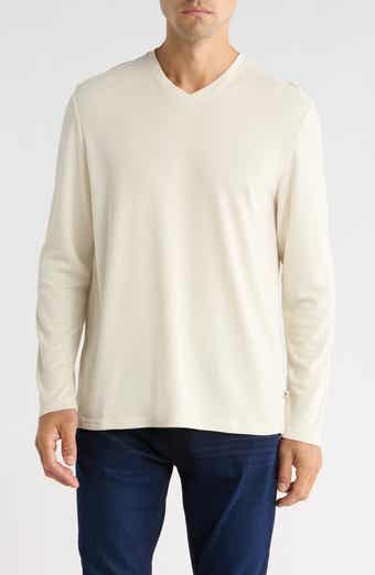 Tommy Bahama Tranquil Bay Stripe V-Neck Long Sleeve T-Shirt
